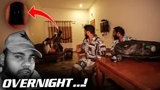 Overnight in Haunted Apartment ! ( INVESTIGATION )