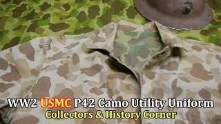 World War 2: USMC P42 Camo Utility Uniform | Collector's & History Corner