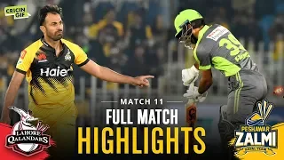 Match 11 - Lahore Qalandars Vs Peshawar Zalmi - Full Match Highlights