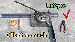 Make unique round iron curling tools from scraps. Anyone can do it