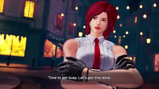 King of Fighters XV - Vanessa (Intros & Win Poses)