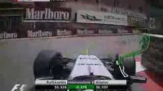 Kimi's great pole in Monaco 2005