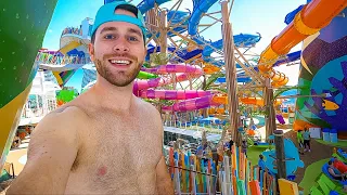 Inside The Largest Water Park On A Cruise Ship! Icon Of The Seas THRILL ISLAND: Dinner And NEW SHOW