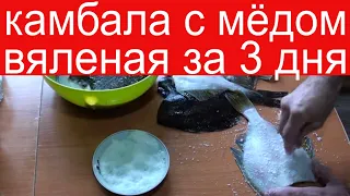 Вяленая камбала с мёдом за три дня простой и быстрый рецепт.