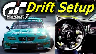 Pro Drift Tune Detailed Guide - Ultimate Drift Machine in GT7 + Steering Wheel