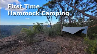 First Time Hammock Camping