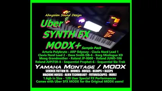 Uber SYNTH FX MODX Sample Pack Yamaha Montage All Singles Demo Synthesizer