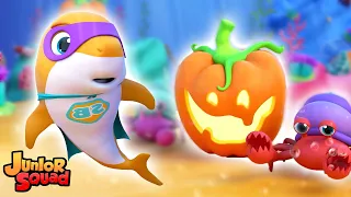 Хэллоуин Детеныш акулы песня для малышей от Junior squad