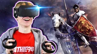 JOUSTING SIMULATOR IN VIRTUAL REALITY! | Jousting Time VR (Oculus Touch Gameplay) ft. Rowdyguy