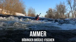 Paddeln bei -10°C: Ammer: Böbinger Brücke - Fischen | Kajaktour | Oberbayern