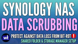 Protect your data from bit-rot using Synology's Data Scrubbing!