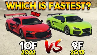 GTA 5 ONLINE : OBEY 10F (2022)  VS OBEY 9F (2013) - WHICH IS BEST?