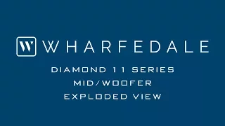 Wharfedale Diamond 11 series Mid & woofer exploded view