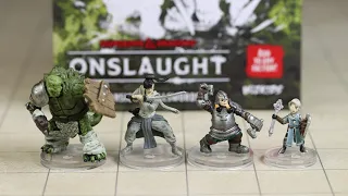 D&D Onslaught, Sellswords 1, Expansion Set, Pre-Painted Miniatures, A Quick Review