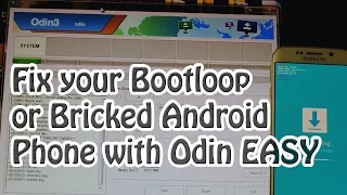 HOW TO FIX A BOOTLOOP OR BRICKED PHONE WITH ODIN ( Very Easy)