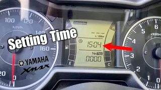 How To Set Time On Yamaha Xmax 300