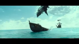 Pirates of the Caribbean: Dead Men Tell No Tales (2017) Ghost Shark Scene