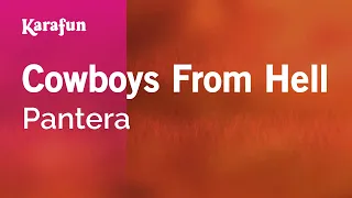 Cowboys from Hell - Pantera | Karaoke Version | KaraFun