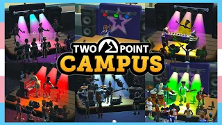 All 10 Music Events In Student Union Room In Two Point Campus *Including Nice Smelling Face*