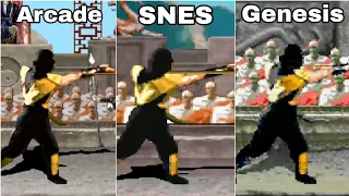 Mortal Kombat "Get Over Here" Version Comparison (HD 60 FPS)