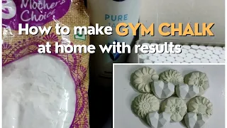 How to make Gym Chalk at home (with results) | Tutorial | Homemade Gym Chalk