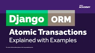 Django Transaction Atomicity