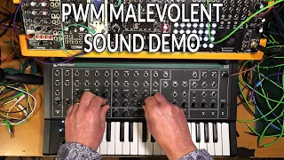 PWM Malevolent synthesizer - just the sounds please