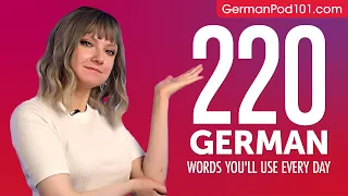 220 German Words You'll Use Every Day - Basic Vocabulary #62