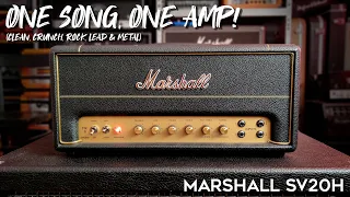 Marshall Mini PLEXI, How Versatile Is It? (SV20H in clean, crunch, rock & metal)