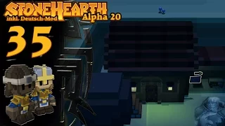 Der Abgang mit Lampen « Let's Play STONEHEARTH KREATIV [ALPHA 20] «№ 35» Deutsch Gameplay