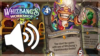 Hearthstone - All Legendary Play Sounds, Music, and Subtitles! (Legacy ~ Whizbang's Workshop)