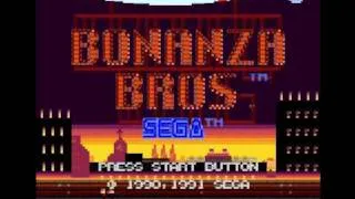 Bonanza Bros. (Sega Genesis) Intro