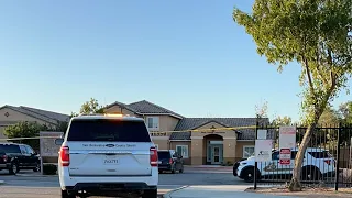 Shots fired inside the Oasis Village Apartments in Adelanto, 2 people airlifted