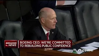 Sen. Rick Scott asks Boeing CEO what's been done to increase accountability