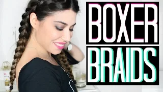 COME FARE LE BOXER BRAIDS | DOUBLE DUTCH BRAIDS TUTORIAL | Adriana Spink