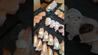 HUGE SUSHI BUFFET || Shinkanzen Sushi 299 || All You Can Eat Sushi || Japanese Food 🇯🇵 #shorts