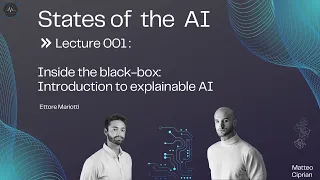 Inside the black-box: Introduction to explainable AI -- Lec. 001