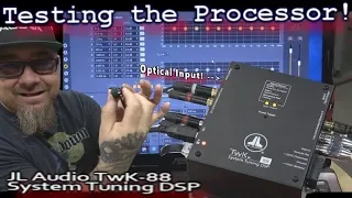 Testing the Processor! JL Audio TWK-88 Crossover/EQ - Clean Optical Inputs - Escalade Install Vid 4