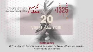 20 Years for UN Security Council Resolution on Women Peace and Security: Achievements and Barriers