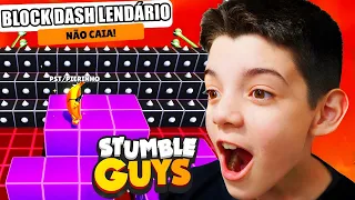 JOGUEI O NOVO BLOCK DASH LENDÁRIO no STUMBLE GUYS & FIZ NOVAS BURLAS BETA 48.1 - Piero Start Games