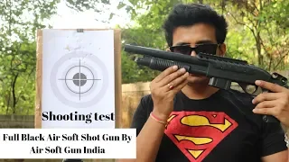 Full Black Air Soft Shot Gun By Air Soft Gun India