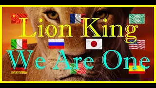 🦁 "We are ONE" 🤗 in 10 DIFFERENT LANGUAGES - The Lion King 2 [ PEIBOLEARN DUBBING ]