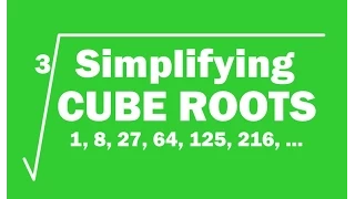 Simplifying a Cube Root