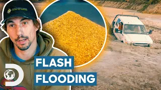 Parker’s Claim Is Hit By FLASH FLOODS But Still Makes $750,000 | Gold Rush