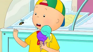 Caillou fait tomber sa glace | Les Nouvelles Aventures de Caillou | Caillou en Français