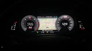 Audi A6 40TDI Quattro 0-220 Kmh Acceleration