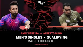 Andy Pereira vs Alberto Mino | MS Qual | Singapore Smash 2024