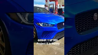 The Jaguar XE Project 8 is a BEAST