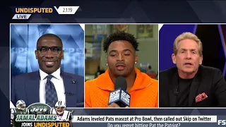 Jamal Adams and Skip Bayless go at it live to beef it out