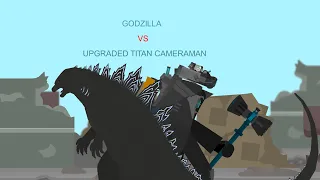 Godzilla vs upgrade titan cameraman [Epic Battle] 40 subs ￼special